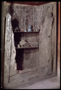 Armario carbonizado, Casa a Graticcio, siglo V a.C.-siglo I d.C.