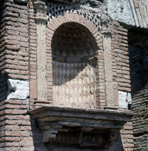 Casa del Laraire (Lararium) en Ostia, cerca de Roma.