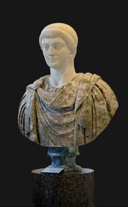 Constante I (337 - 350 d.C.) escultura, arte romano de Roman Roman