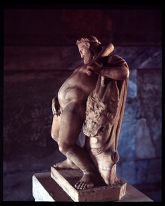 Hércules borracho. Escultura de la Casa de los Ciervos de Roman Roman