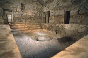 Italia, Región Campania, Herculano, Baños Suburbanos de Roman Roman