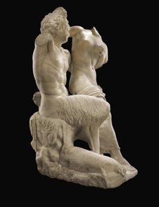 Pan y Hermafrodita, c. siglo I d.C.