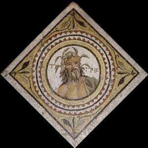 Personificación del Río Tigris, finales del siglo II/III D.C. de Roman Roman