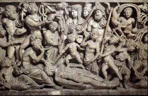 Prometeo creando al primer hombre de Roman Roman