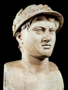 Arte romano: busto de Pirro I (319-272 a.C.) de Roman Roman