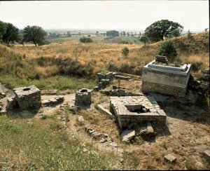 Templo y altar de sacrificios de Roman Roman