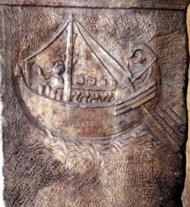 Barcos de transporte de la era romana