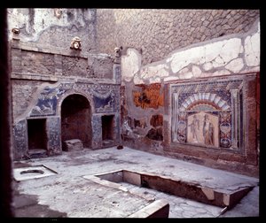Vista del triclinium de la casa de Neptuno y Anfitrite, siglo V a.C.-siglo I d.C.