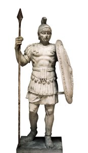 Escultura de un guardia pretoriano de Roman Roman