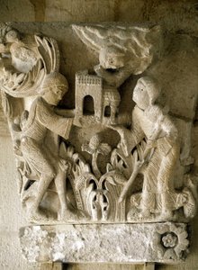 Capilla de la Catedral Saint Lazarus de Autun. Arte románico del siglo XIII. Autun, Saona y Loira, Borgoña, Francia de Romanesque