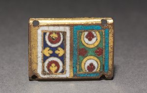 Placa de un relicario, c.1170 de Romanesque