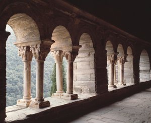 Vista del Priorato de Romanesque