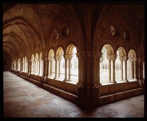 Vista del claustro de la Catedral de Santa Tecla en Tarragona