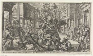 Alegoría del papel de Nassau en la unidad de la República de Romeyn de Hooghe