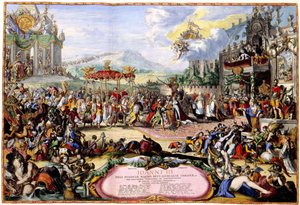 Alegoría del Rey Juan III Sobieski, 1675 de Romeyn de Hooghe