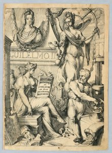 Frontispicio, "Histoire Metalique de Guillaume III, Roy de la Grande Bretaigne" de Romeyn de Hooghe