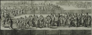 Procesión fúnebre de la Reina María II, 1695 de Romeyn de Hooghe