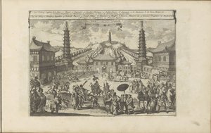 Hof en Pekín Indiaense Kleedingen / Clases, Aderezos, Saludos, etc. Indios (título sobre objeto) Las Indias Orientales y Occidentales y otros lugares (título de la serie)