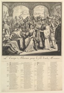 Europa alarmada, s.f. de Romeyn de Hooghe