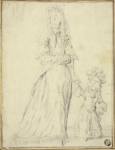 Dama y niño de Romeyn de Hooghe