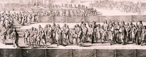 Funeral de la Reina María II, Abadía de Westminster, Londres, 1695 de Romeyn de Hooghe