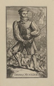 Retrato de Thomas Müntzer (ca. 1489-1525), sacerdote itinerante y líder religioso de la guerra de los campesinos en Alemania