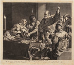 Guillermo III de Orange-Nassau a caballo, flanqueado por sus antepasados de Romeyn de Hooghe