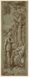 Cristo y la mujer de Samaria de Romulo Cincinnato