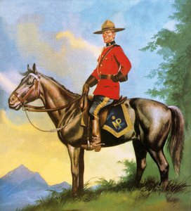 Montaña canadiense de Ron Embleton