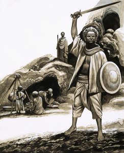 Los Primitivos de Hoy: Los Qara -- Los llaman los Hijos de Saba de Ron Embleton