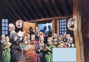 Los Padres Peregrinos de Ron Embleton