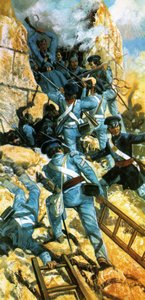 La Revolución inconclusa: El Azote de México. La Ciudad de México cae en manos de los estadounidenses en 1847. de Ron Embleton