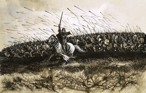 Batalla no identificada (¿Agincourt) de Ron Embleton
