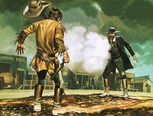 Wyatt Earp trabajando en Dodge City