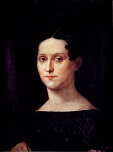 Autorretrato. Pintura de Rosa Bacigalupo Carrera (siglo XIX). Genes, Galleria d