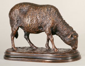 Una Oveja Pastando (bronce) de Rosa Bonheur