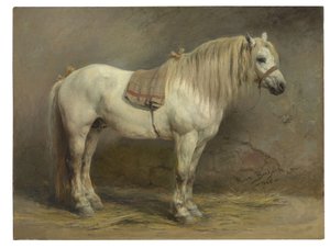 Un caballo blanco de Rosa Bonheur
