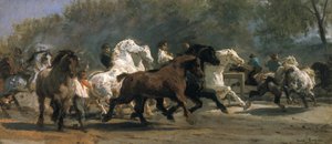 Estudio para el Mercado de Caballos, 1852-54