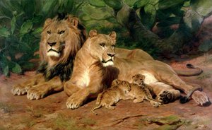 Los Leones en casa de Rosa Bonheur
