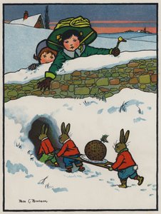 La Cena de Navidad de los Conejitos de Rosa Clementina Petherick