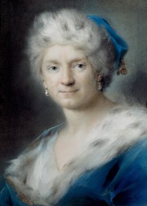 Autorretrato como Invierno, 1731 de Rosalba Giovanna Carriera