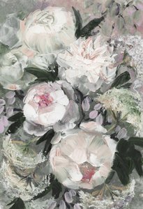 Ramo de peonías de estilo pictórico de Rosana Laiz Blursbyai
