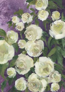 El jardín de las rosas moradas