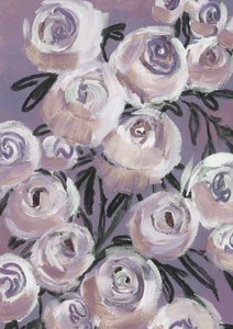 Rosas lavanda suave de Rosana Laiz Blursbyai