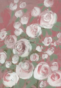 Rosas de color rosa pálido de Rosana Laiz Blursbyai