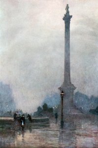 La columna de Nelson en la niebla de Rose Maynard Barton