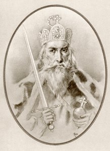 Carlomagno, alias Carlos el Grande o Carlos I, de Biografías vivas de gobernantes famosos. de Ross Gordon