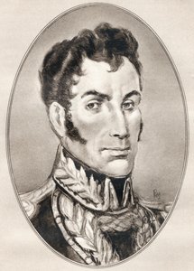 Simon Jose Antonio de la Santusima Trinidad Bolivar Palacios Ponte y Blanco, from Living Biographies of Famous Men. de Ross Gordon