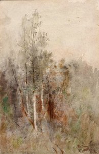 Estudio de un árbol, 1879 de Ross Turner