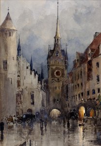Escena callejera en Múnich, 1880 de Ross Turner